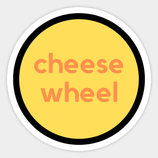 Cheese Wheel Sticker